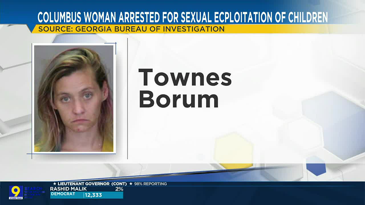 Columbus woman arrested on child porn, sex trafficking charges