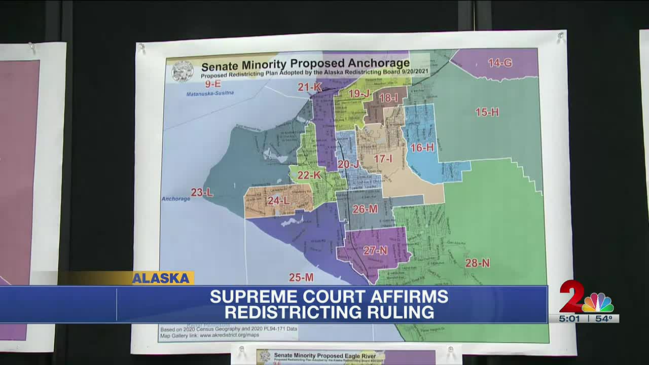 Alaska Supreme Court orders use of interim map for elections