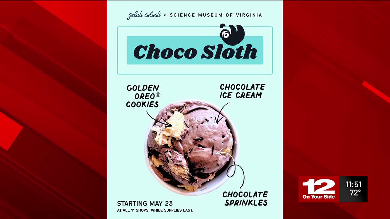 Gelati Celesti announces new flavor for Science Museum sloth exhibit