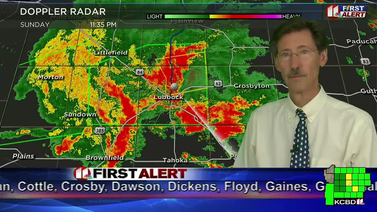 Flash Flooding Across The Area As Heavy Rains Roll Through Lubbock