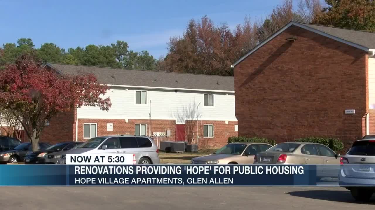 Renovations Providing Hope For Public Housing