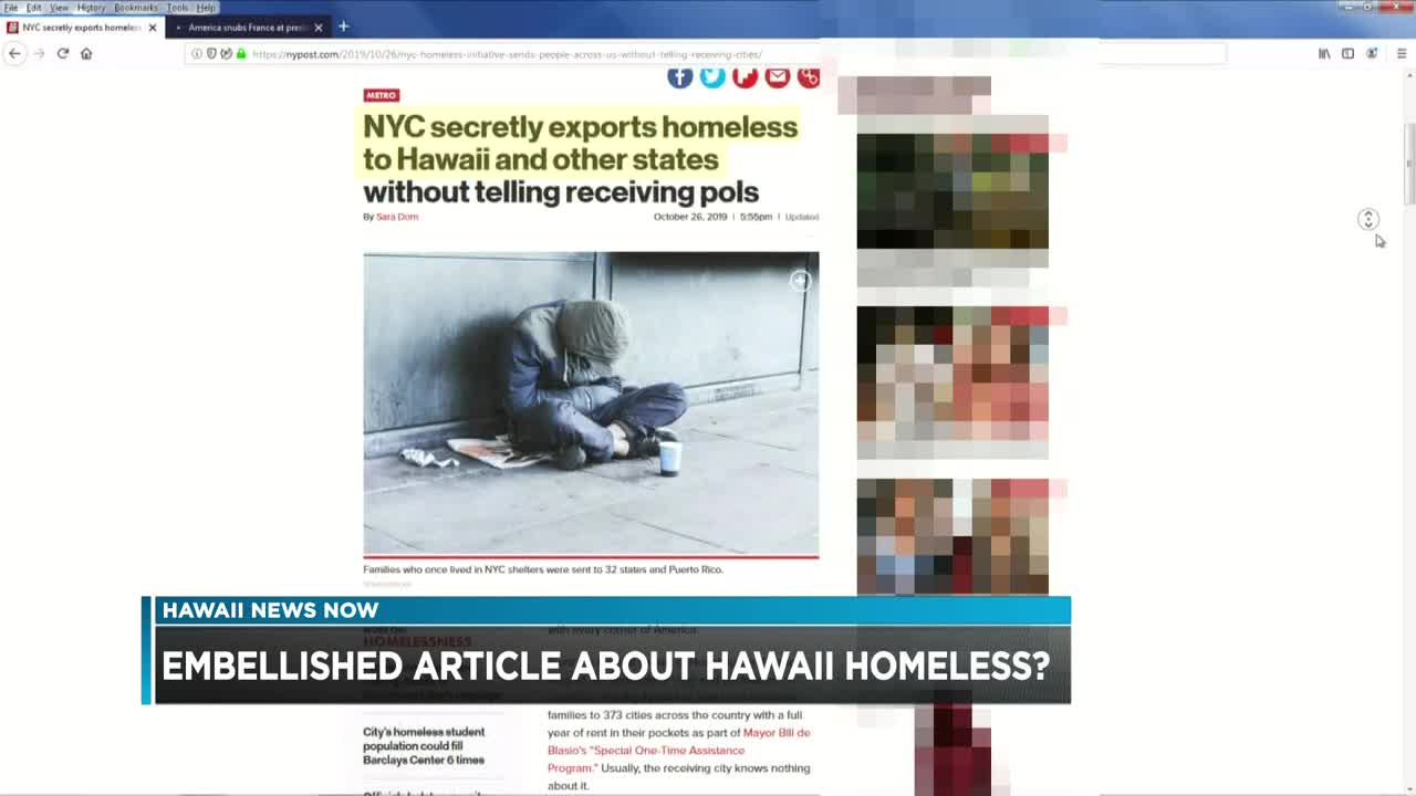 Is New York Really Exporting Its Homeless To Hawaii As A Recent Article Claimed