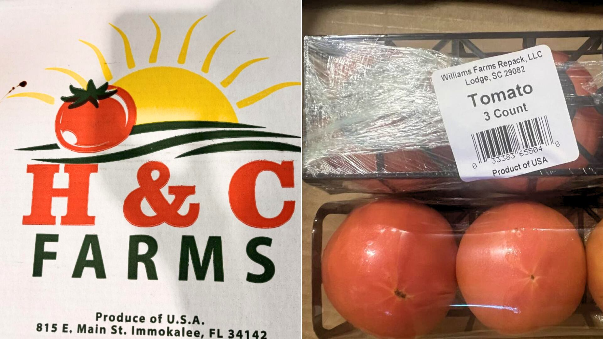 Recalled tomatoes sold in Carolinas, Georgia now pose risk of