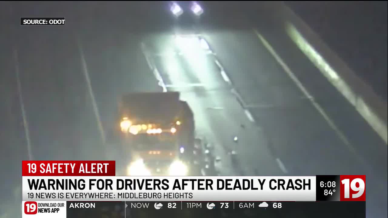 1 dead, 1 injured after crash involving work truck on I-71