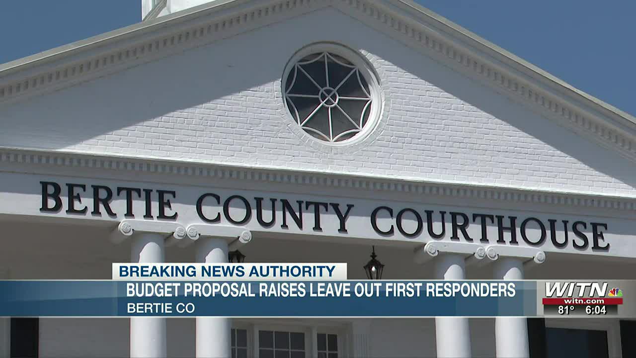 Bertie County Commissioners propose raise for employees; first responders  not included