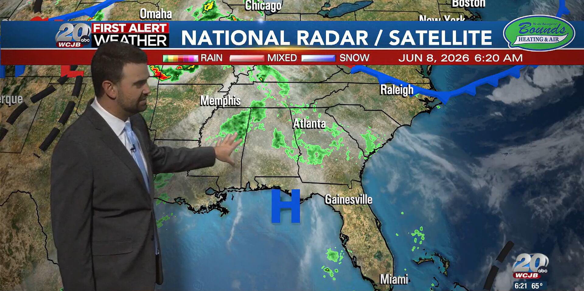 WCJB First Alert Weather | 6 A.M. Monday