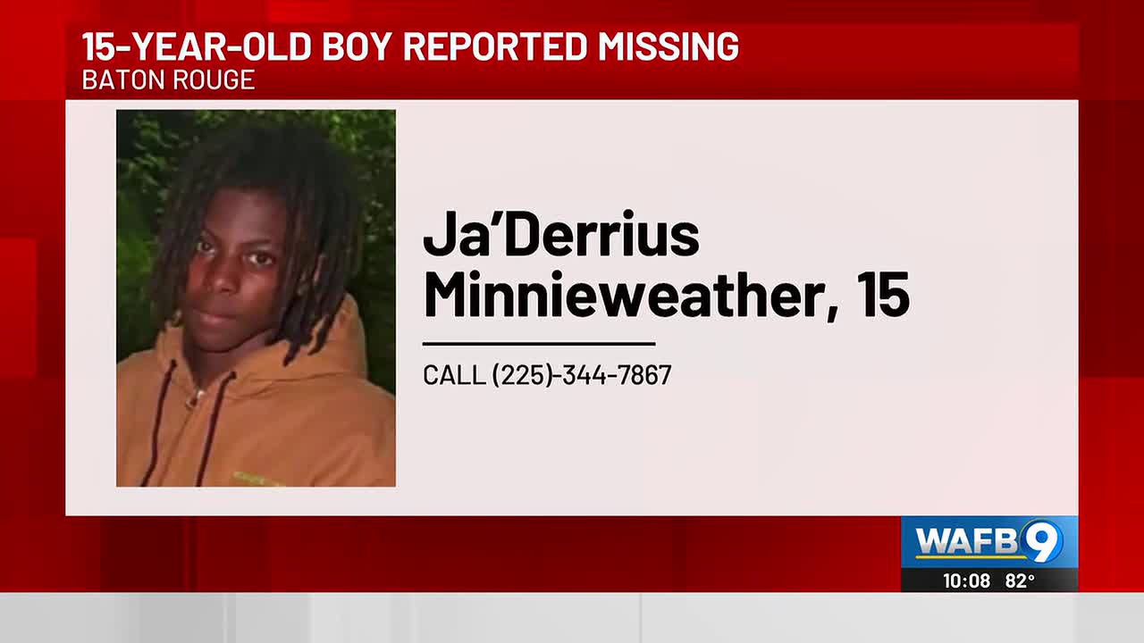 15-year-old Baton Rouge boy reported missing