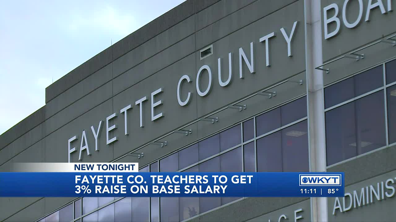 Fayette Co. teachers to get 3% raise on base salary