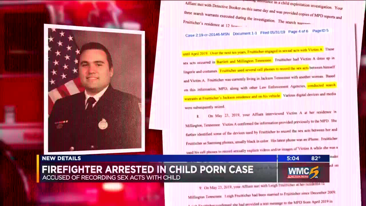 Firefighter arrested in child porn case