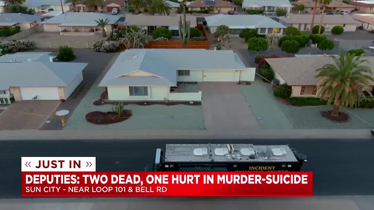 2 dead, 1 wounded after apparent murder-suicide in Sun City