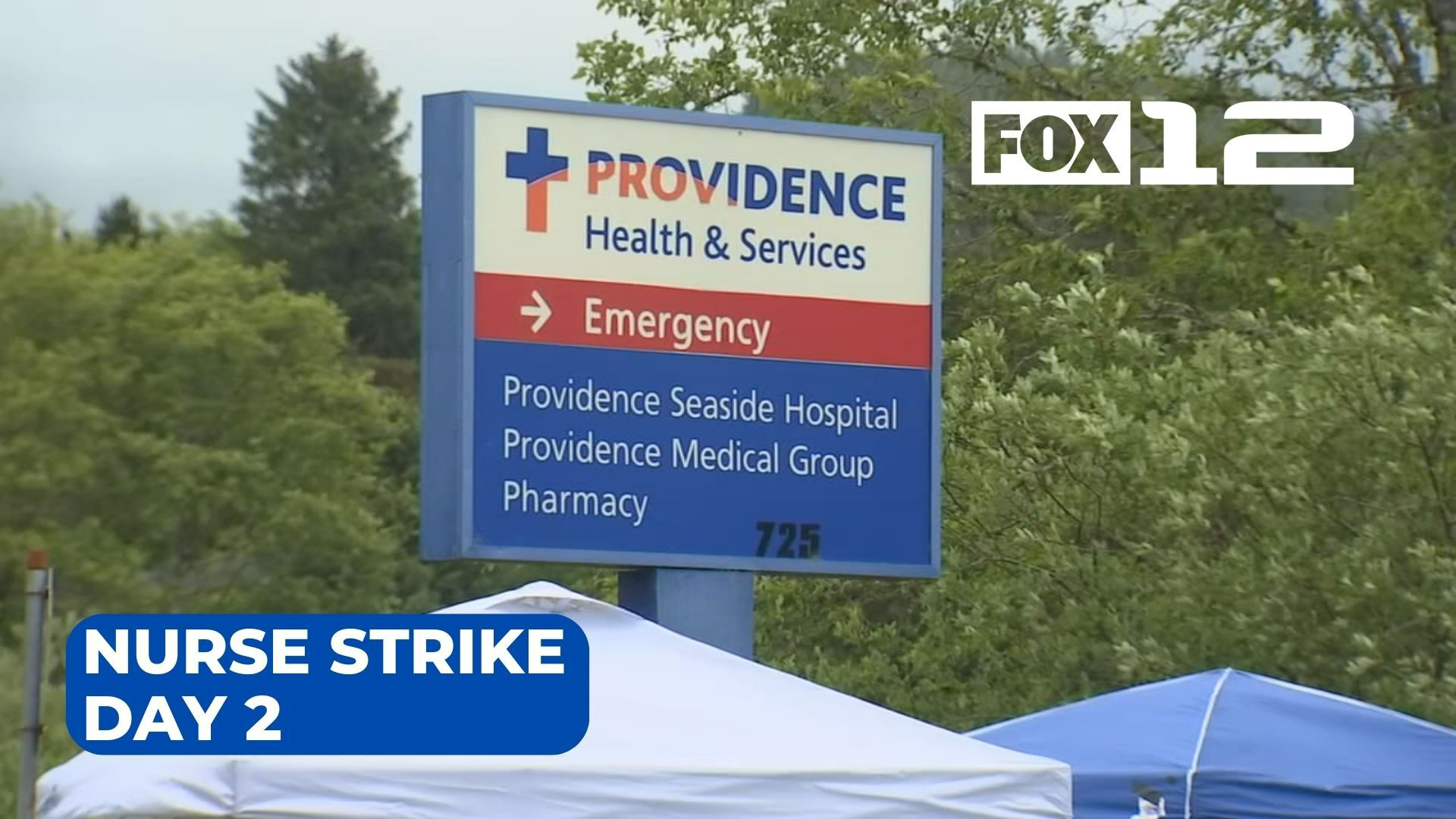 Providence Seaside nurses share frustrations on day 2 of strike