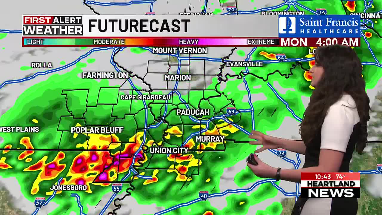 Beautiful day today, chances for severe storms tomorrow