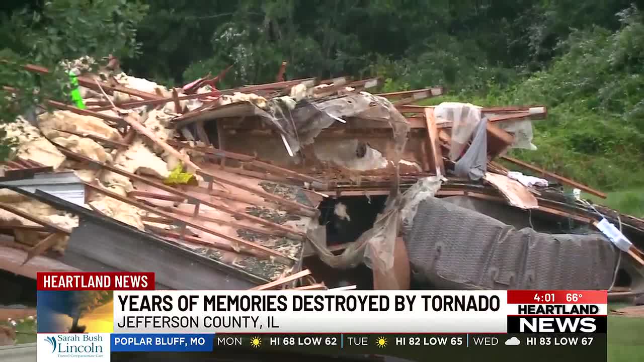 Years of memories destroyed by tornado
