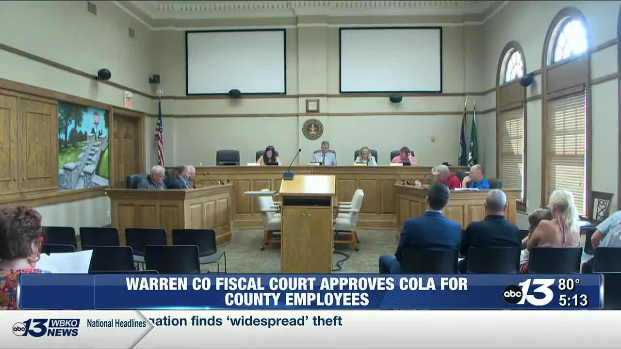 Warren County Fiscal Court approves 6% increase to cost of living adjustment