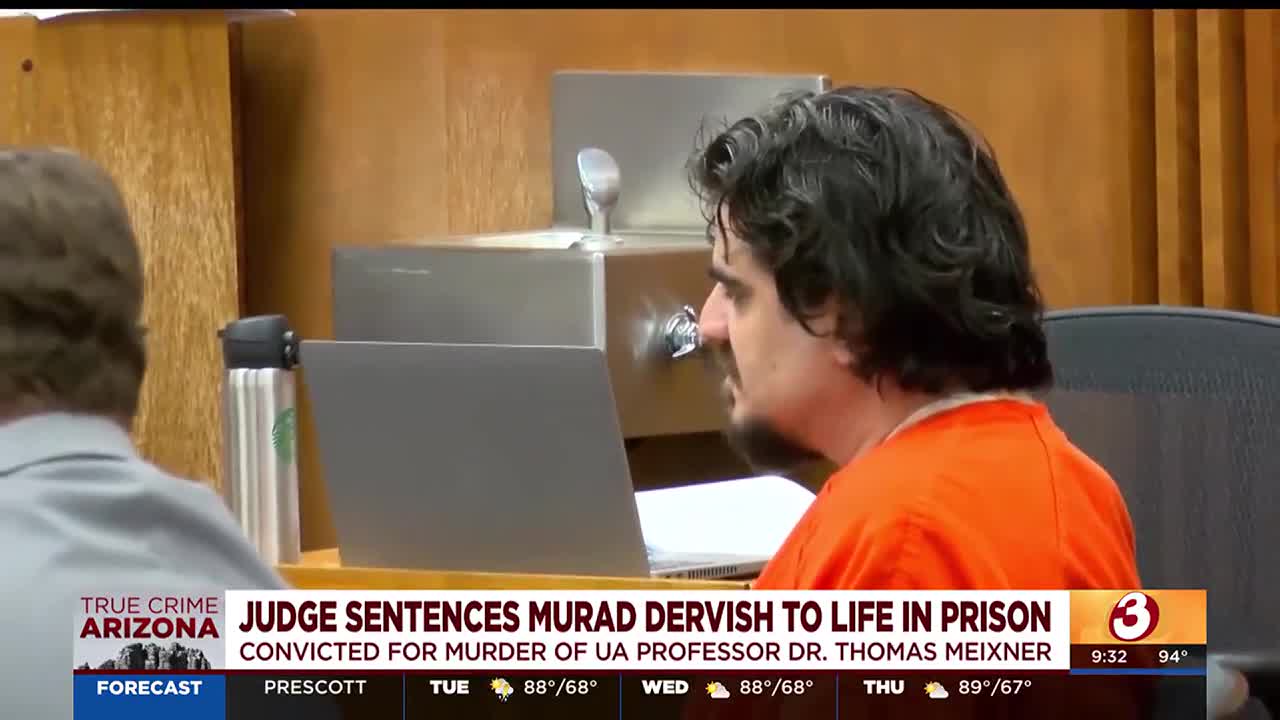 Ex-University of Arizona student sentenced to life for killing professor on  campus