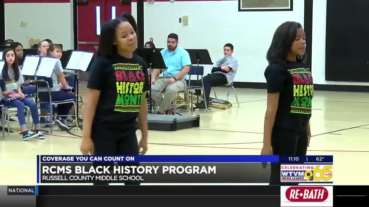 Russell County Middle School celebrates black history month with 'If RCMS  Could Talk' themed program