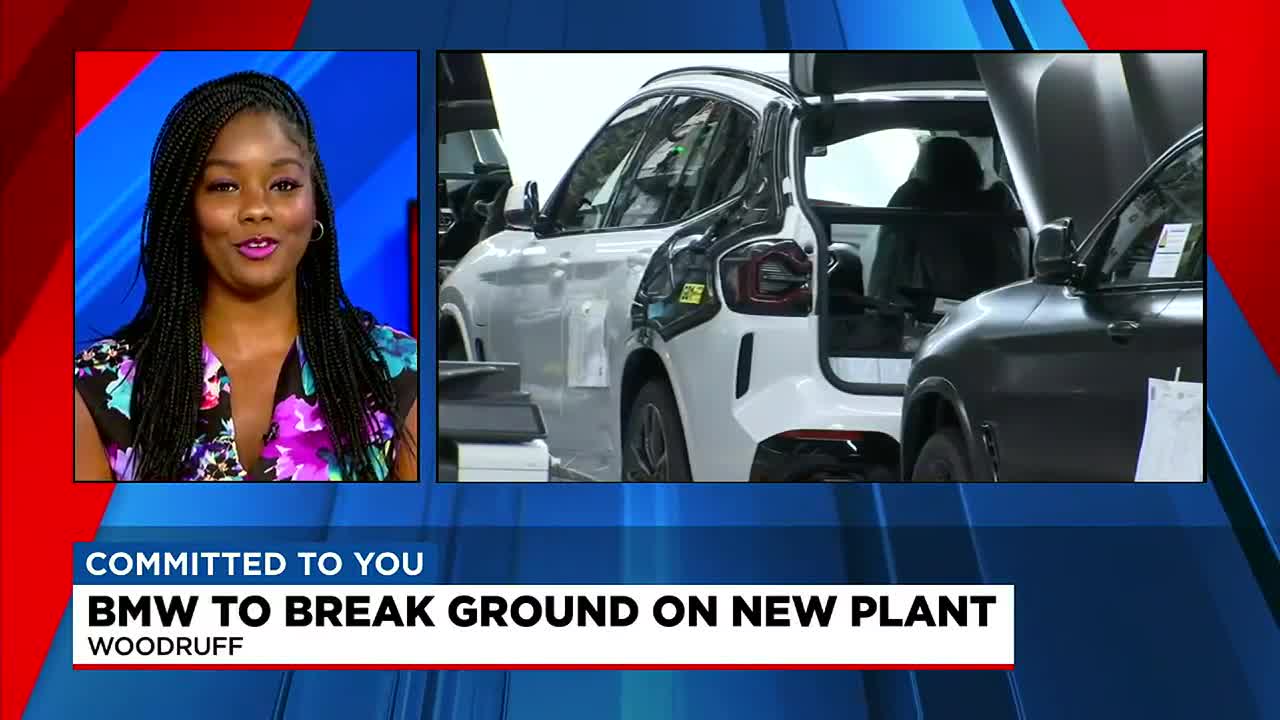 BMW to break ground on new plant in Woodruff