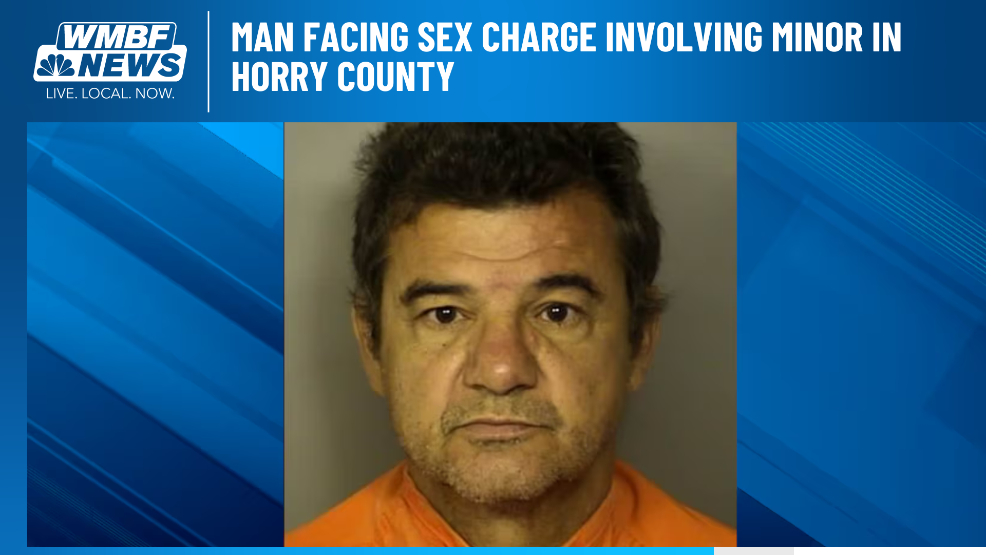 Man facing sex charge involving minor in Horry County 