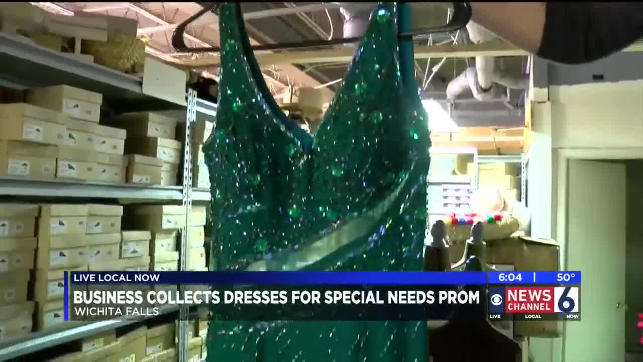 Local businesses collect prom dresses for A Night to Shine