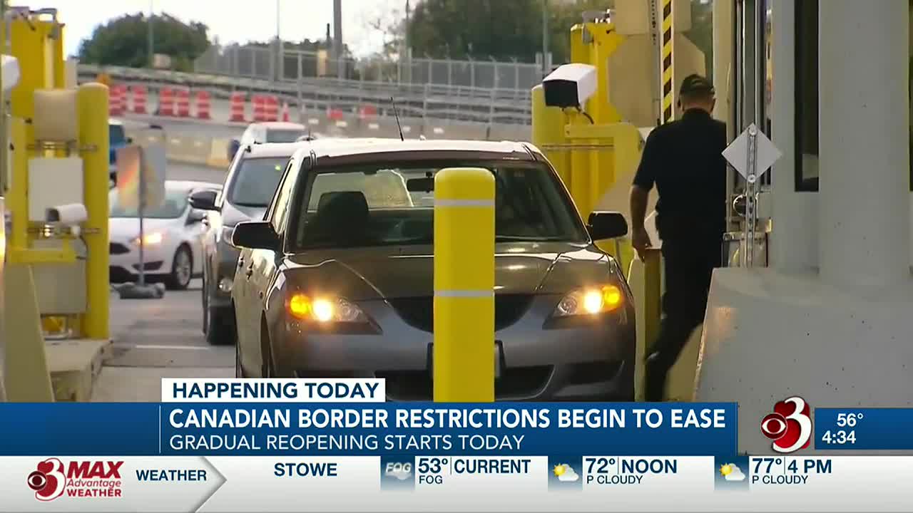 Canadian Border Restrictions Begin To Ease