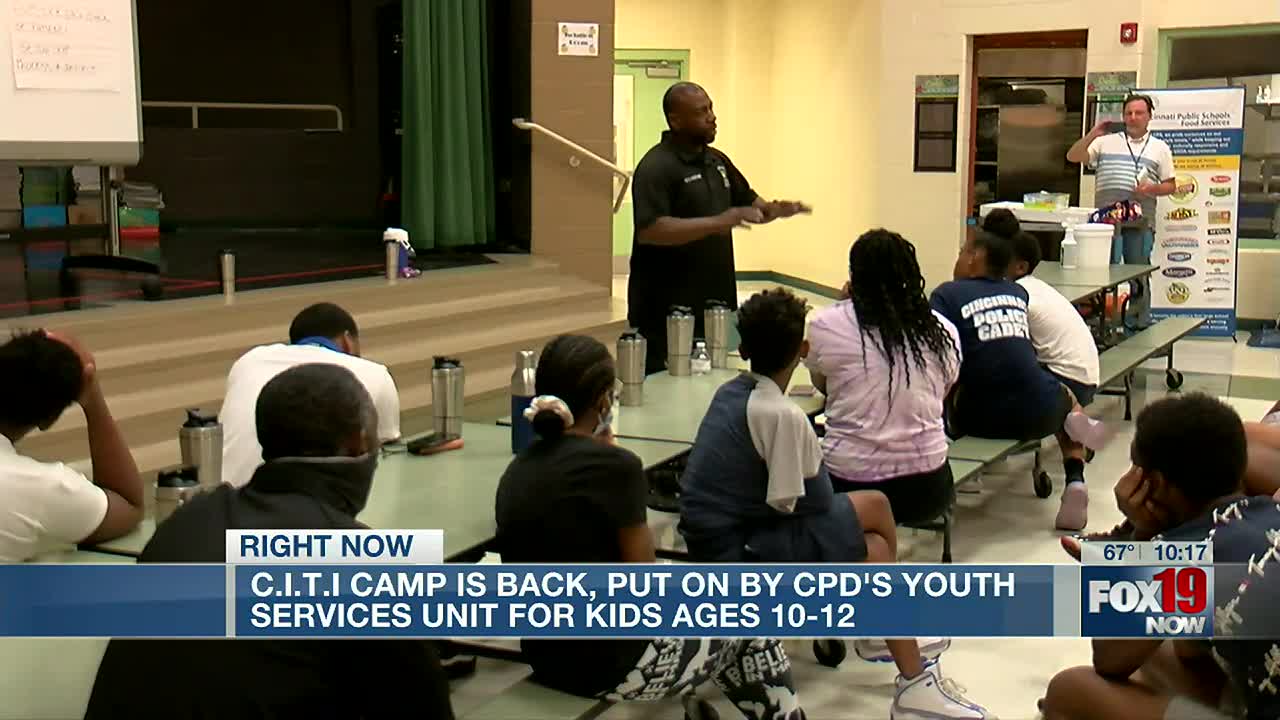 Cincinnati Police Bring Back Summer Camp To Encourage Inspire Youth