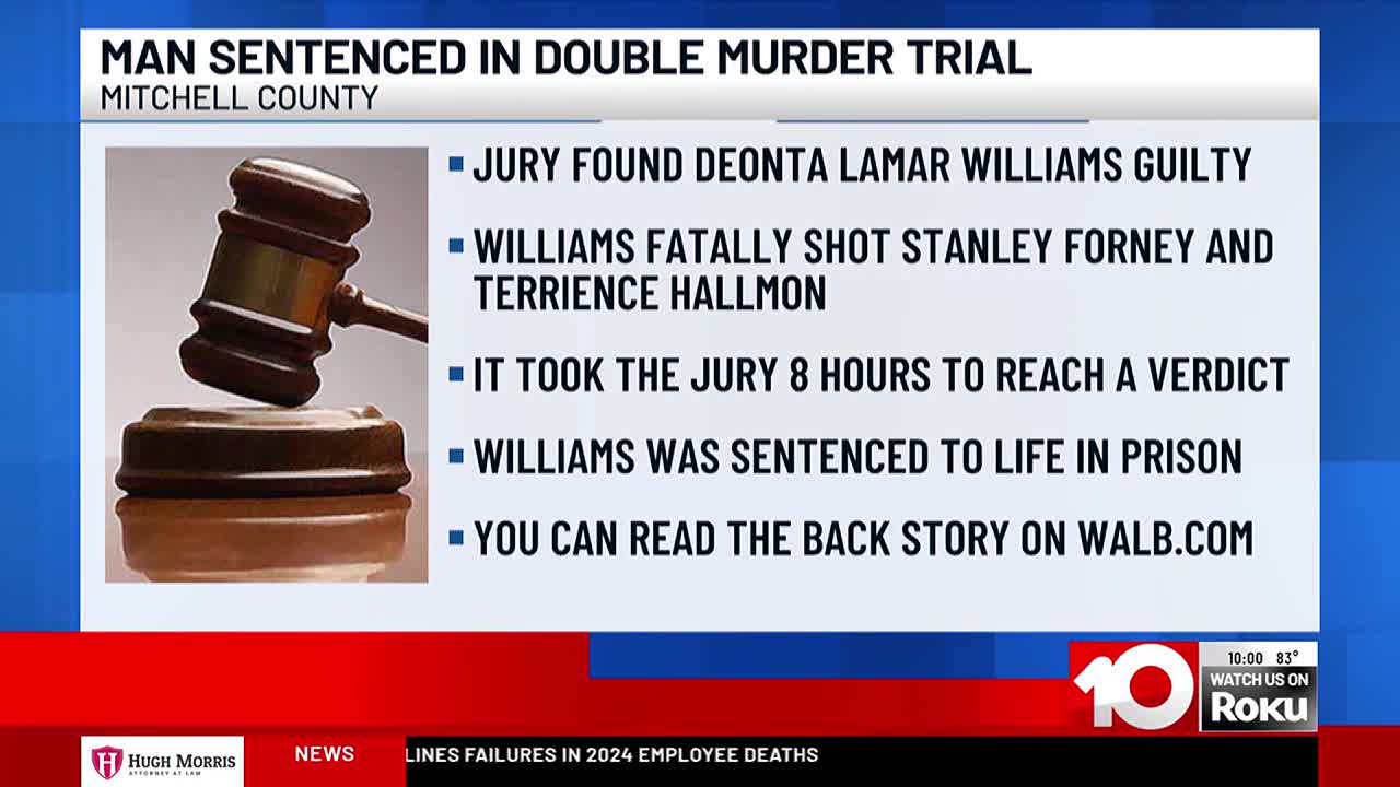 Man sentenced to life without parole in 2023 Mitchell County