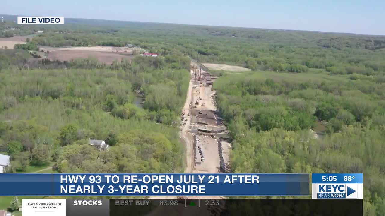Highway 93 to reopen near Henderson after nearly 3-year closure