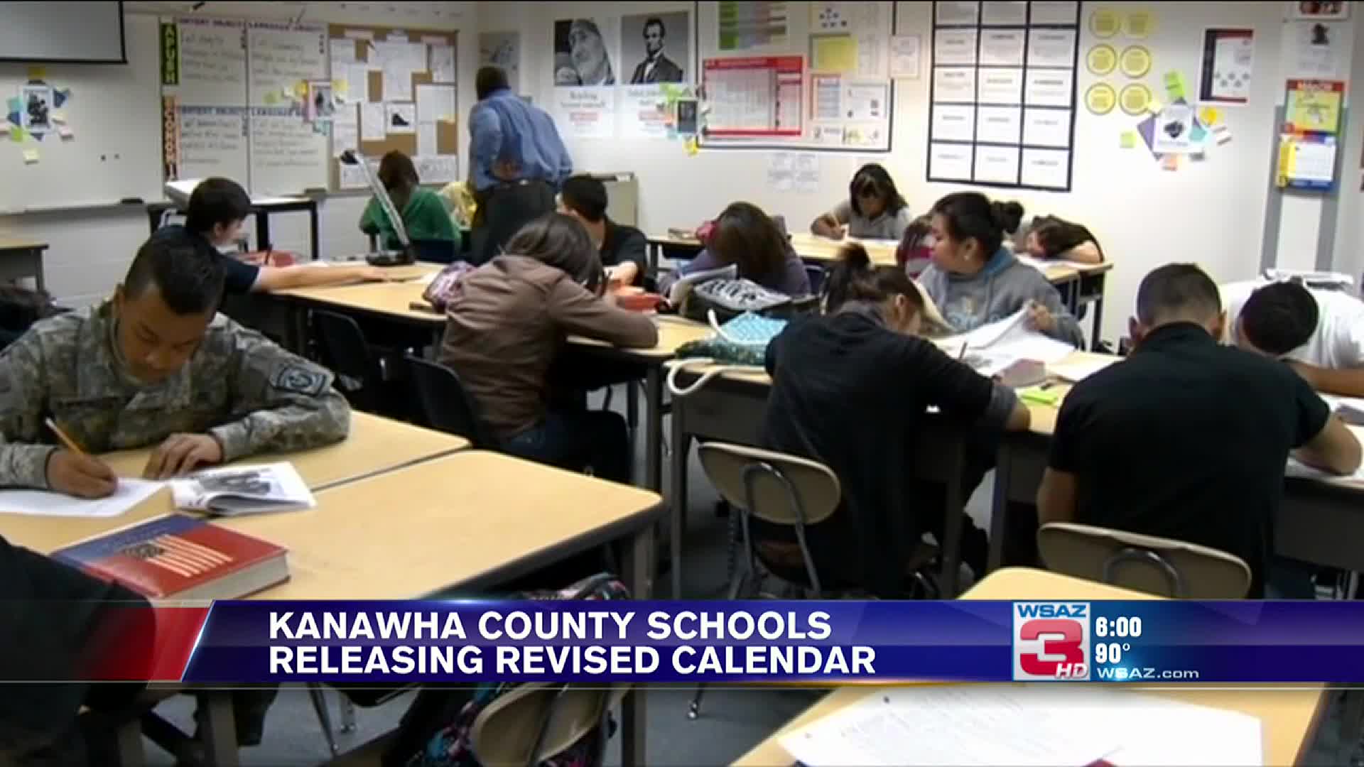 Kanawha County Schools releases revised calendar