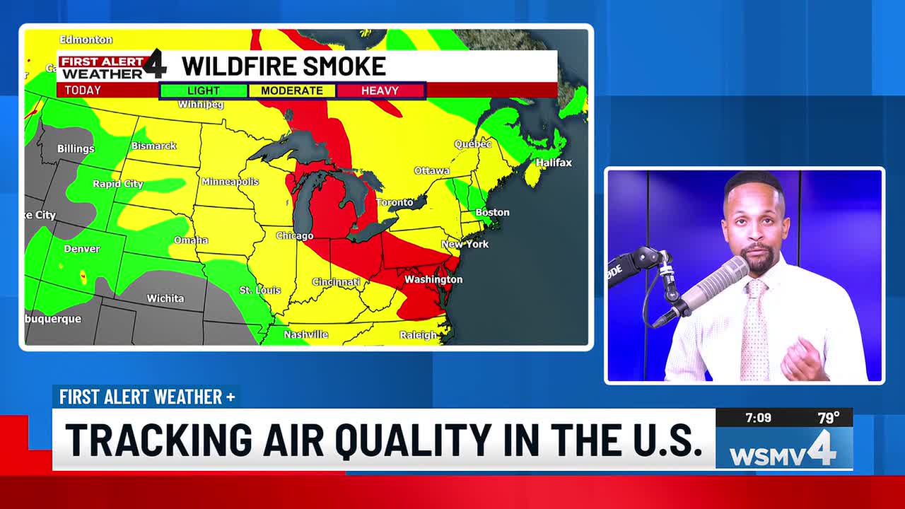Canadian wildfires threaten air quality in the U.S.