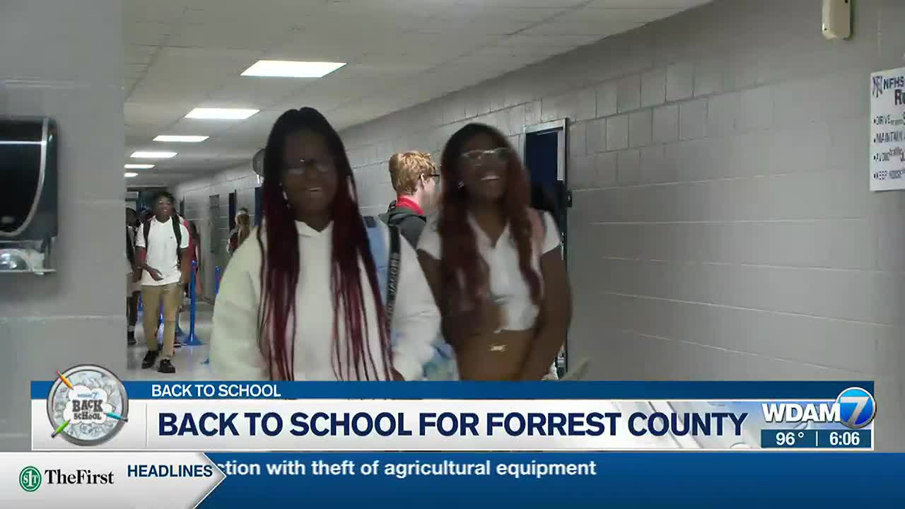 Forrest County district opens doors for 1st day of school