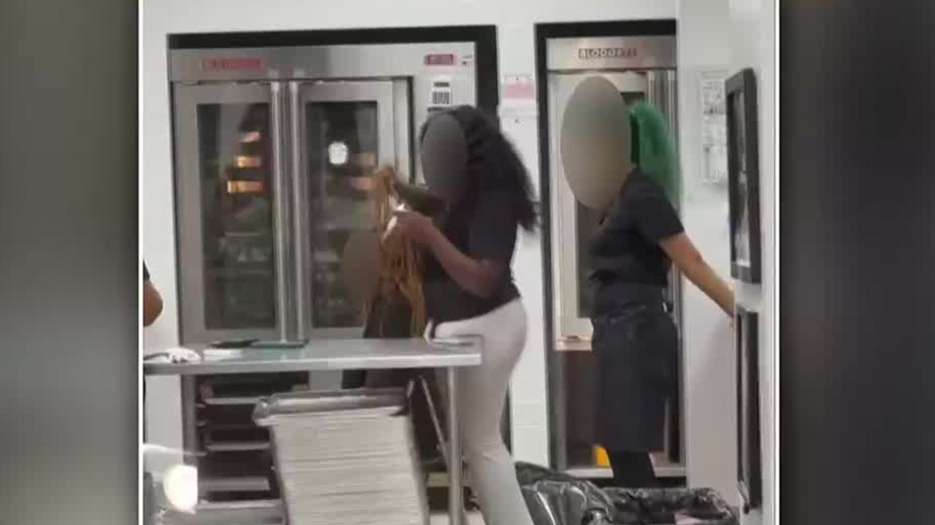 Video shows Crumbl Cookies employees doing hair inside Charlotte store