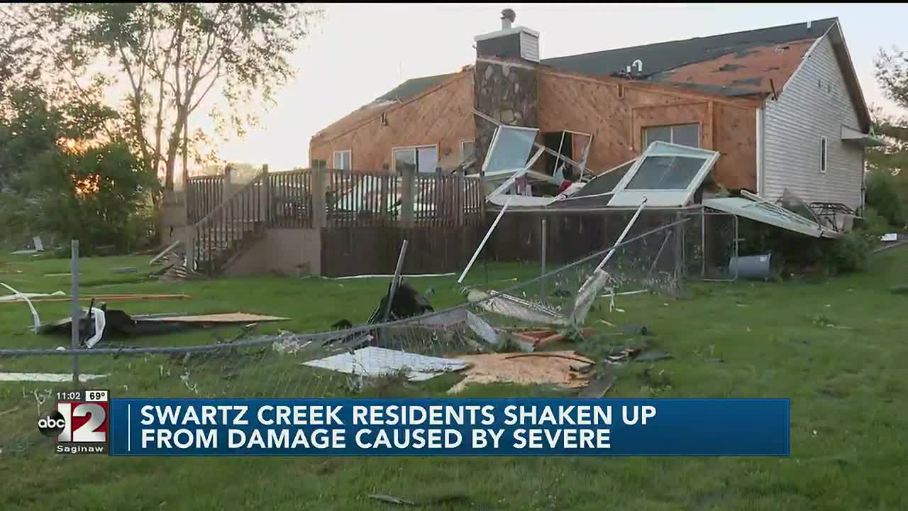 Swartz Creek Residents Shaken Up From Damage Caused By Severe Storms