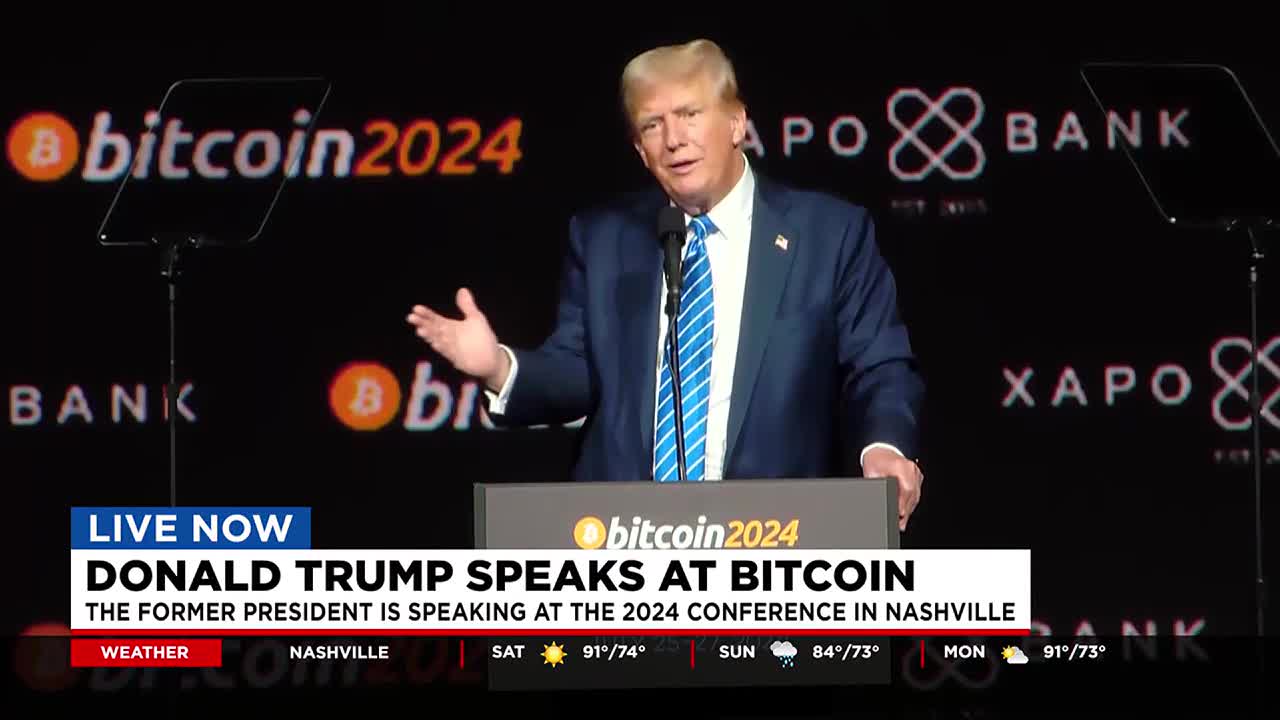 Former President Trump speaks in Nashville