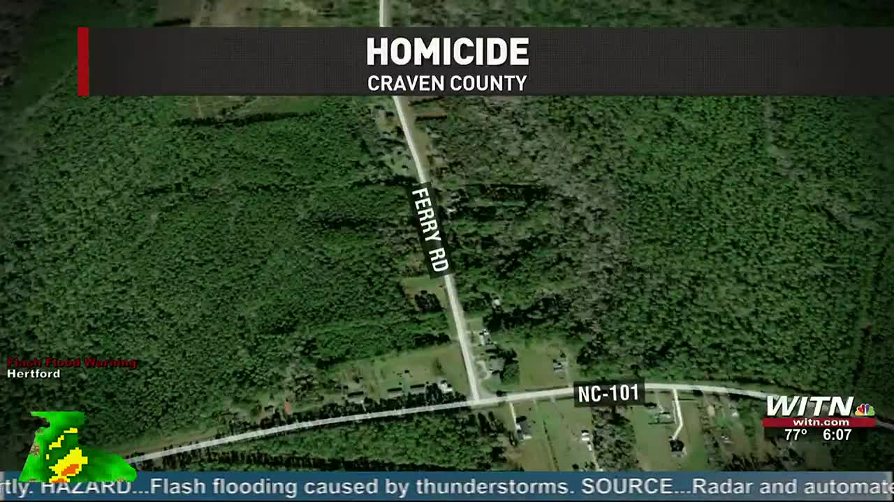 Welfare check leads to discovery of Craven County homicide.
