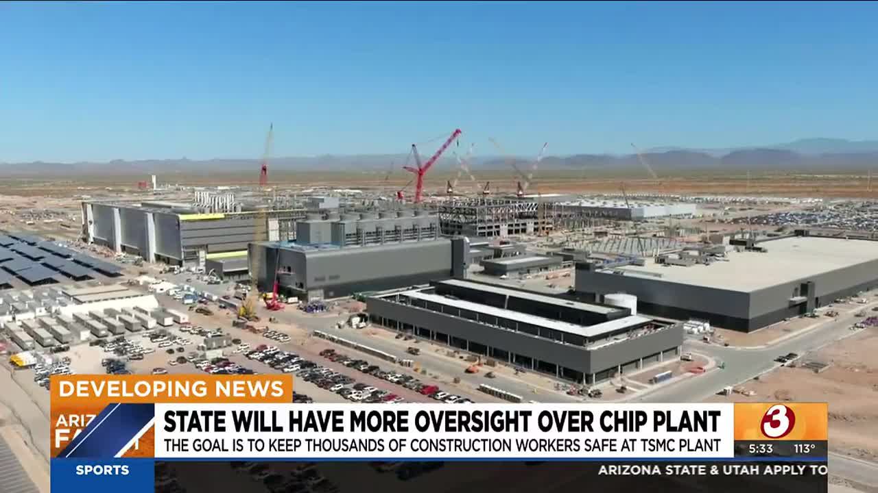 Gov. Hobbs announces new safety agreement for TSMC plant in north Phoenix