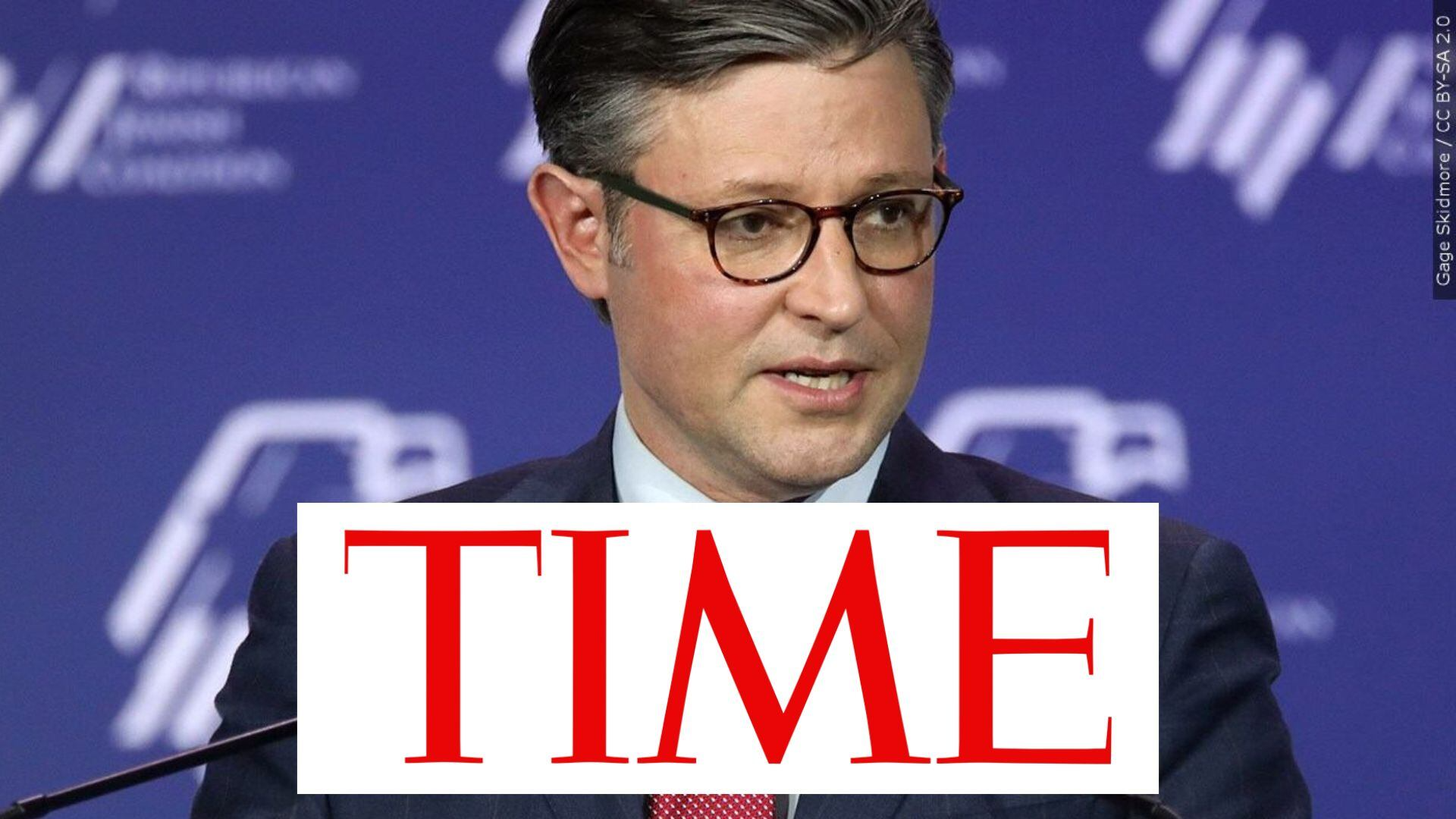 Speaker Mike Johnson headlines TIME Magazine's Aug. 2025 cover