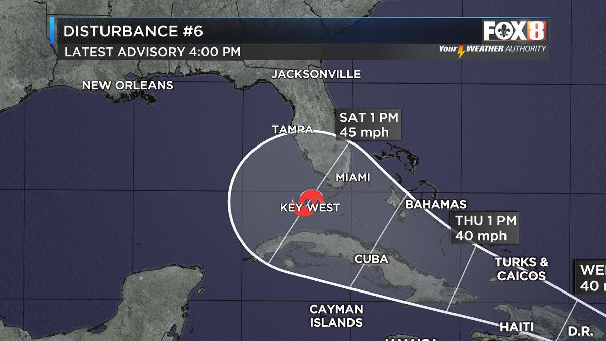 Tropical Storm Could Enter Gulf Of Mexico By Friday
