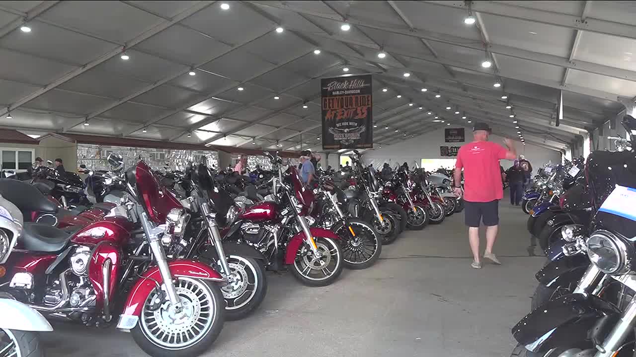 Black Hills Harley Davidson says rally weather impacted clothing sales