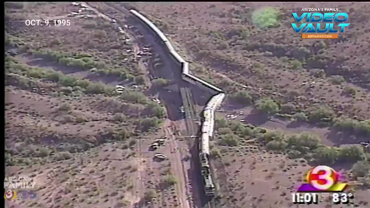 KTVK-TV Phoenix 11am newscast: Sunset Limited derailment