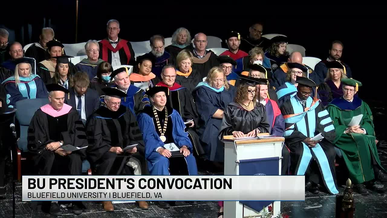 Bluefield University begins 102nd academic year with “President's  Convocation”