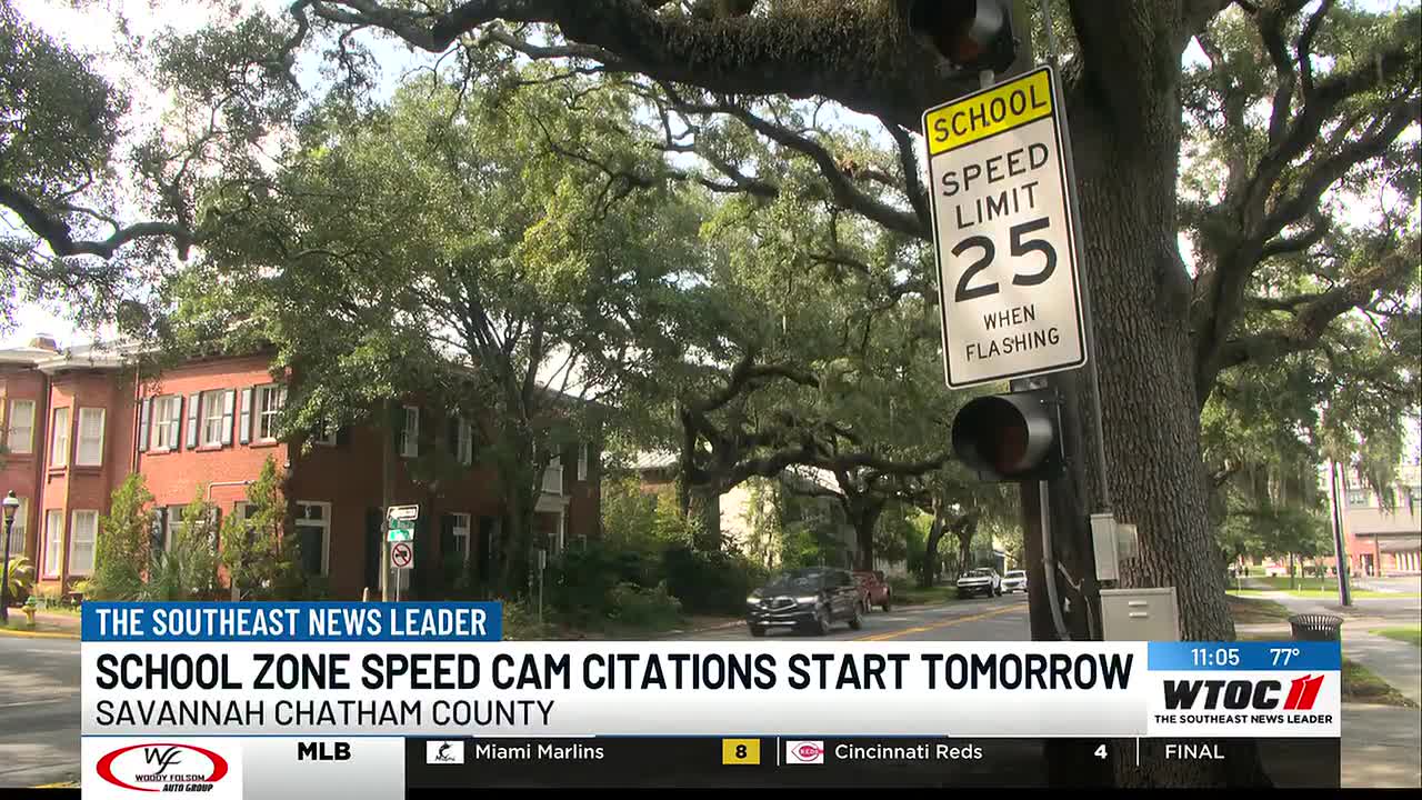 Chatham County school zone speed cameras begin issuing fines Monday