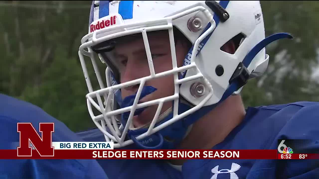 creighton prep football helmets Sam Sledge Huskers