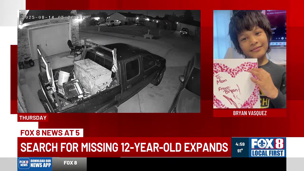 Bryan Vasquez missing: Cadaver dogs called in for search