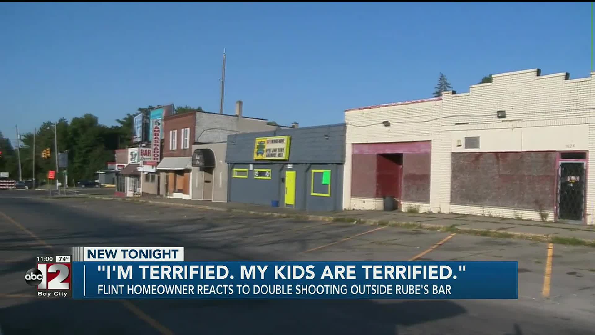 Flint Mother Reacts To Double Shooting Outside Rube S Bar Grill