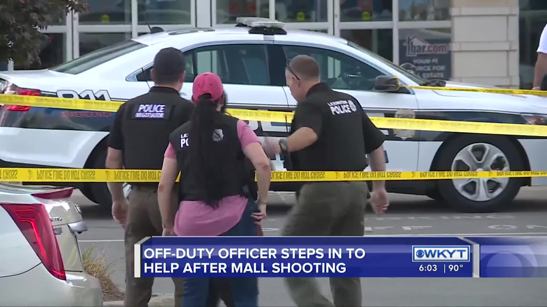 Off Duty Police Officer Rushes To Help After Fayette Mall Shooting