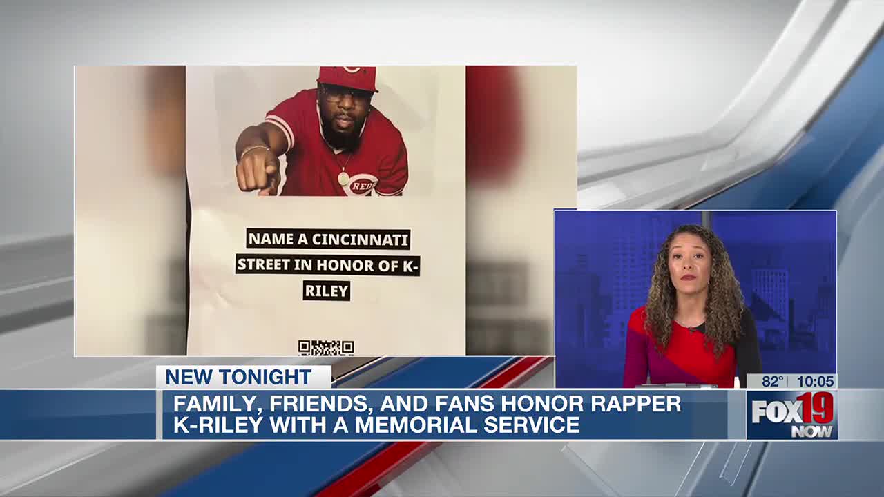 Family, friends, and fans honor rapper K-Riley with a memorial service