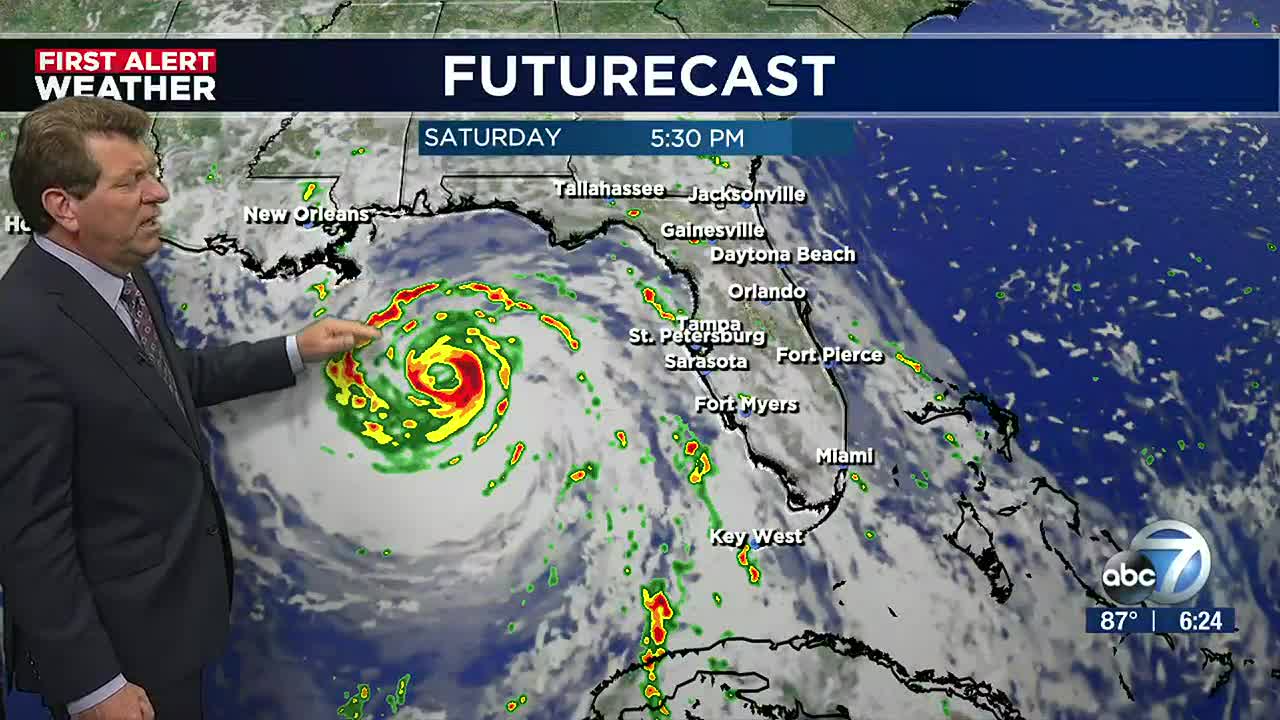 Tropical Storm Ida Set To Move Into The Gulf