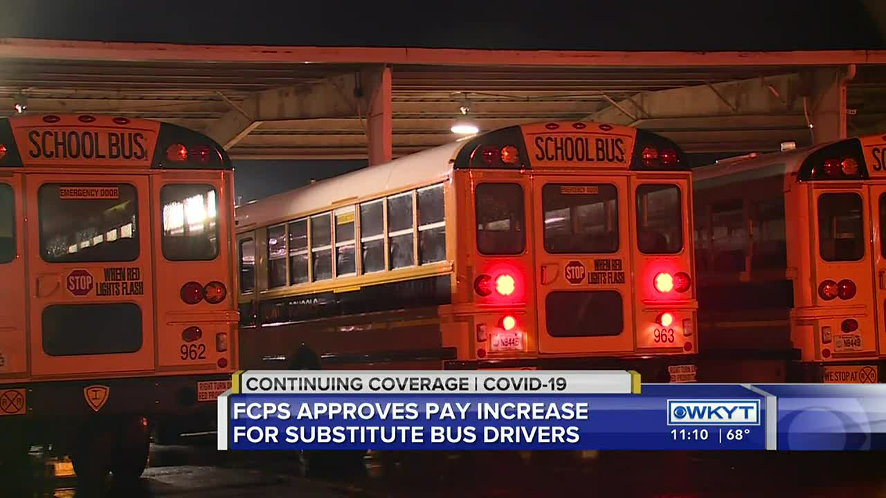 FCPS board votes to raise substitute bus driver pay to address shortage