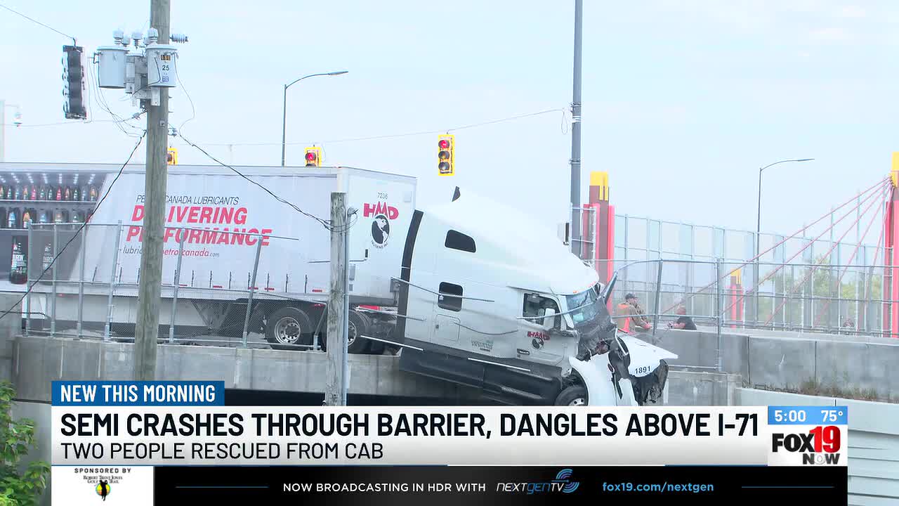 Roads, ramps off I-71 open again after semi crash