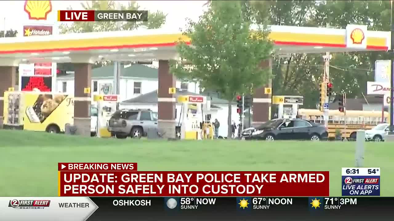 Woman In Custody After Armed Situation At Green Bay Gas Station